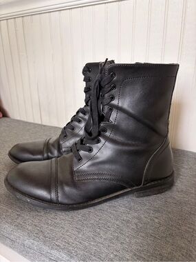 Straight to hell vegan combat boots 11